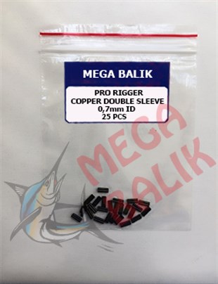MEGA Copper Double Sleeve, 0,7 mm (25 piece)