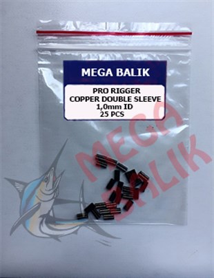 MEGA Copper Double Sleeve, 1,0 mm (25 piece)