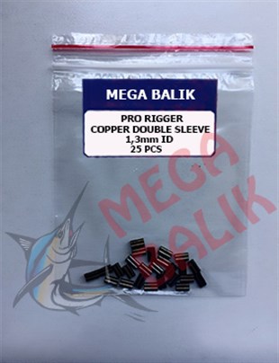 MEGA Copper Double Sleeve, 1,3 mm (25 piece)