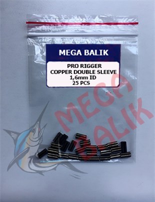MEGA Copper Double Sleeve, 1,6 mm (25 piece)