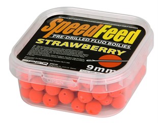 SPRO Speedfeed Boilies 9mm Fluo Strawberry 80gr