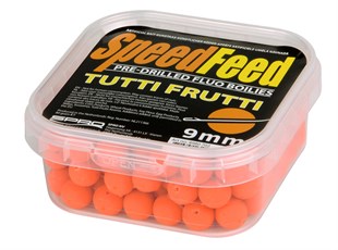 SPRO Speedfeed Boilies 9mm Fluo Tutti Frutti 80gr