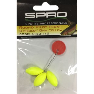SPRO Trout Oval Pilotfloats Y 10mm 3p/OPP
